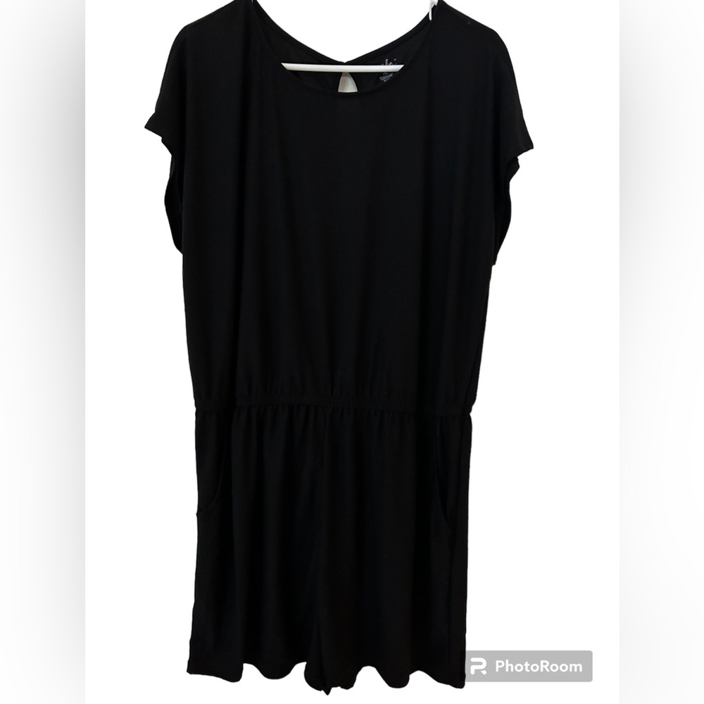 Women’s Plain Black Romper